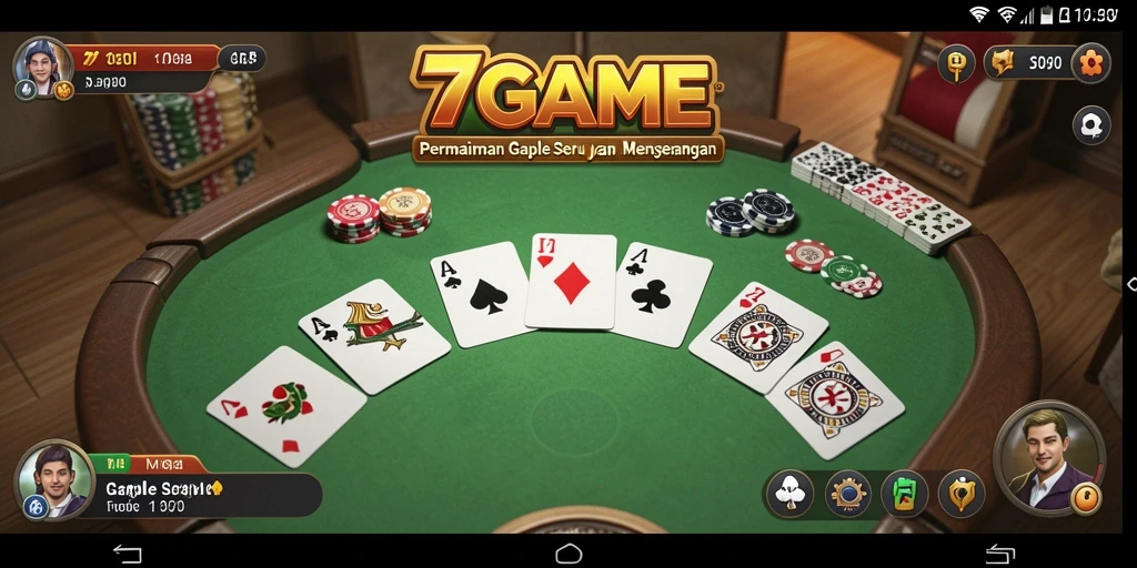 Tampilan gameplay seru di 7GAME dengan teman-teman.