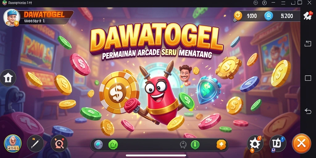 Screenshot gameplay DAWATOGEL menampilkan aksi seru dan tantangan yang menggembirakan.