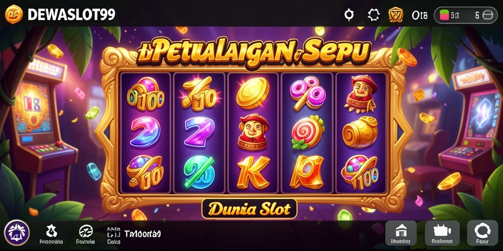 Screenshot gameplay DEWASLOT99 dengan petualangan slot yang mendebarkan.