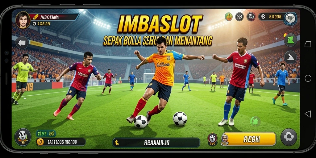 Gameplay seru di lapangan sepak bola IMBASLOT.