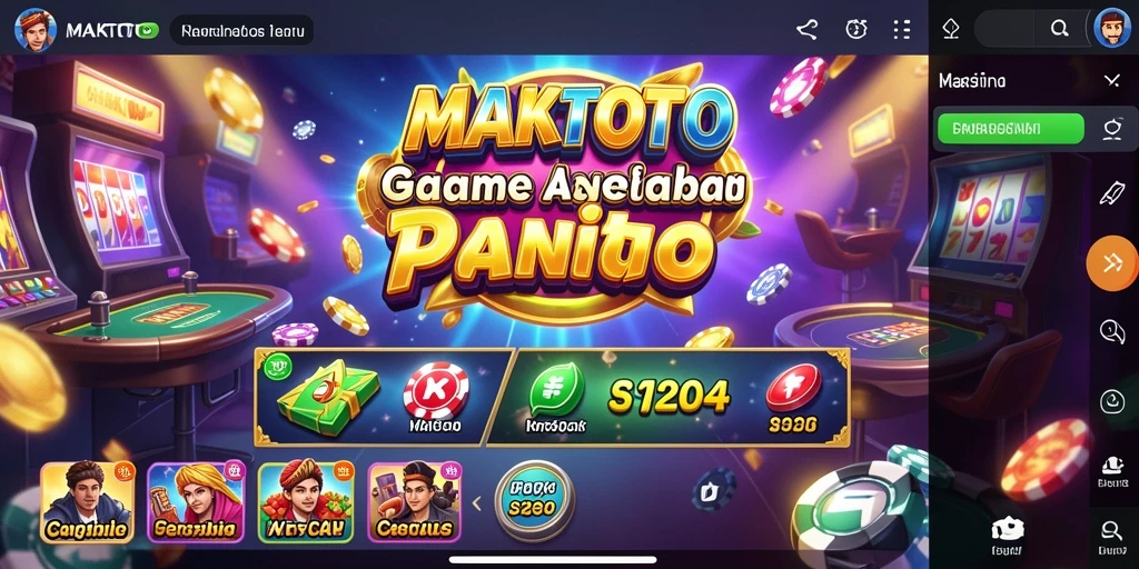 Tampilan gameplay menarik dari MAKTOTO yang memikat pemain.