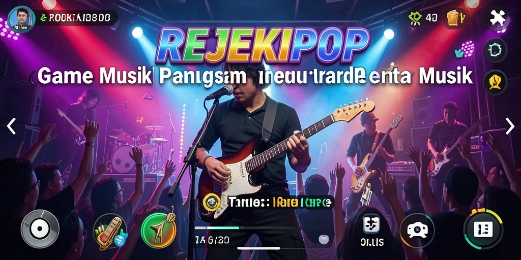 Tampilan gameplay REJEKIPOP yang dinamis dan mengasyikkan.