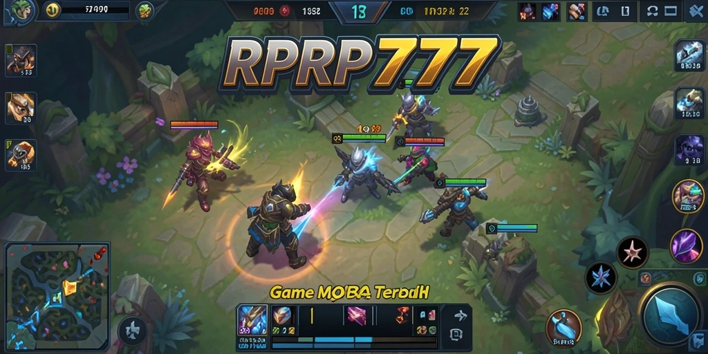 Gameplay seru RPRP777 dalam pertarungan MOBA yang menegangkan.