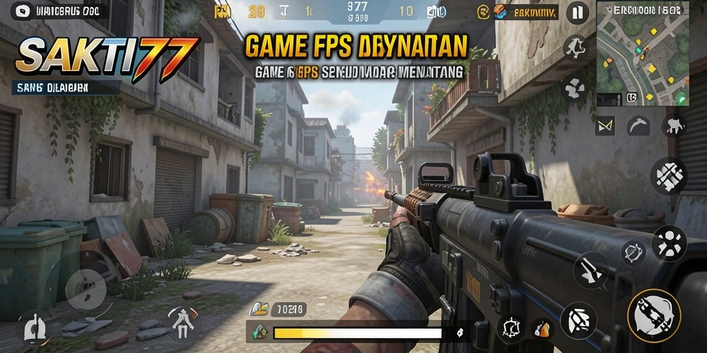 Tampilan gameplay SAKTI77 yang intens dan penuh aksi.