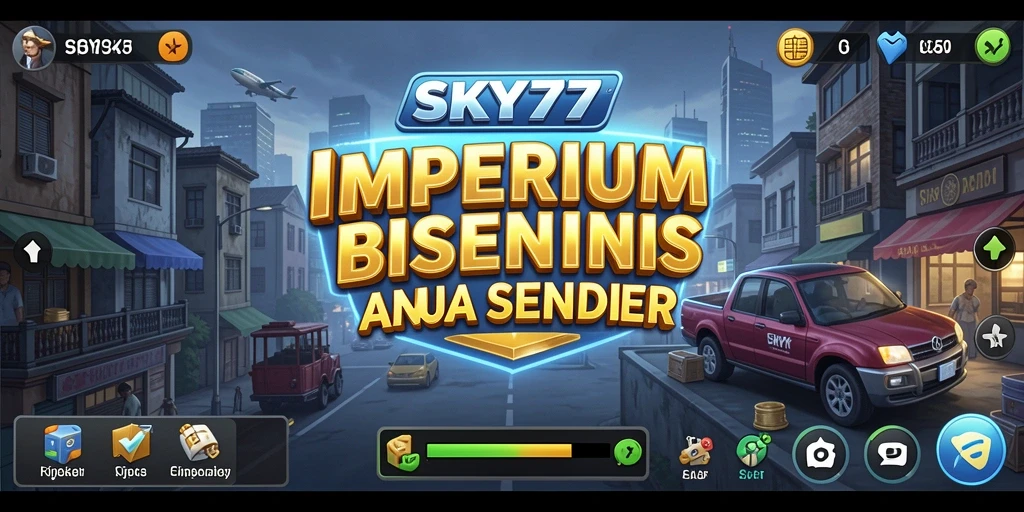 Tampilan menarik dari gameplay Tycoon di SKY77.