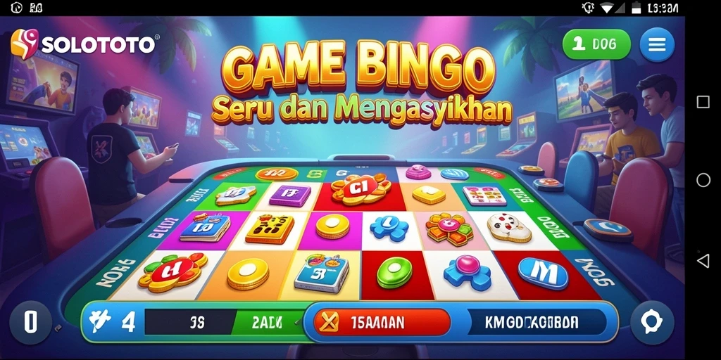 Gameplay seru Bingo di SOLOTOTO dengan interaksi pemain.